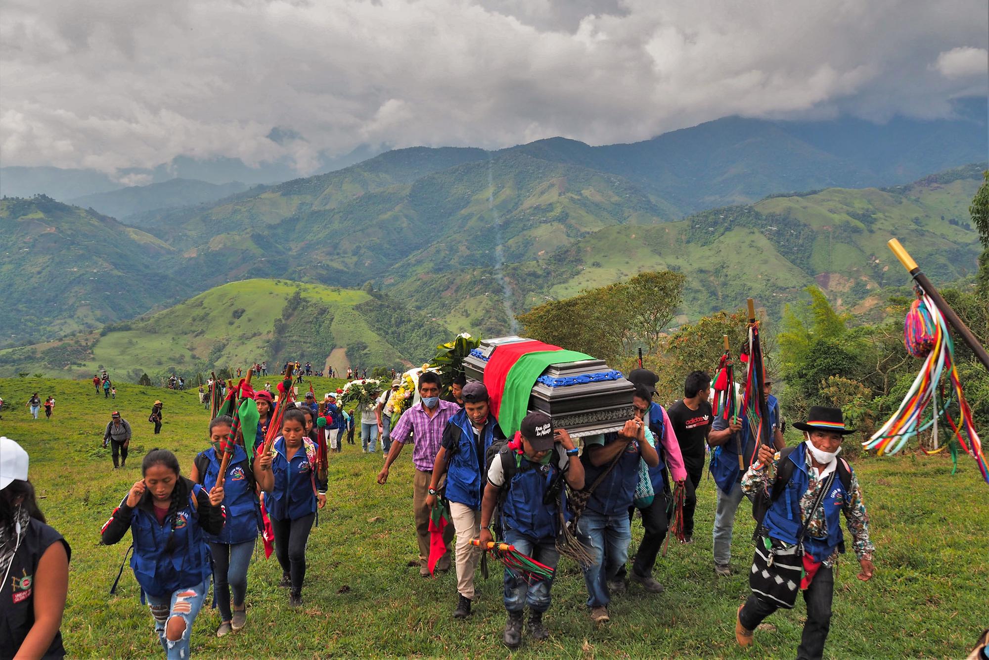 Entierro Abelardo Activista Cauca - 5